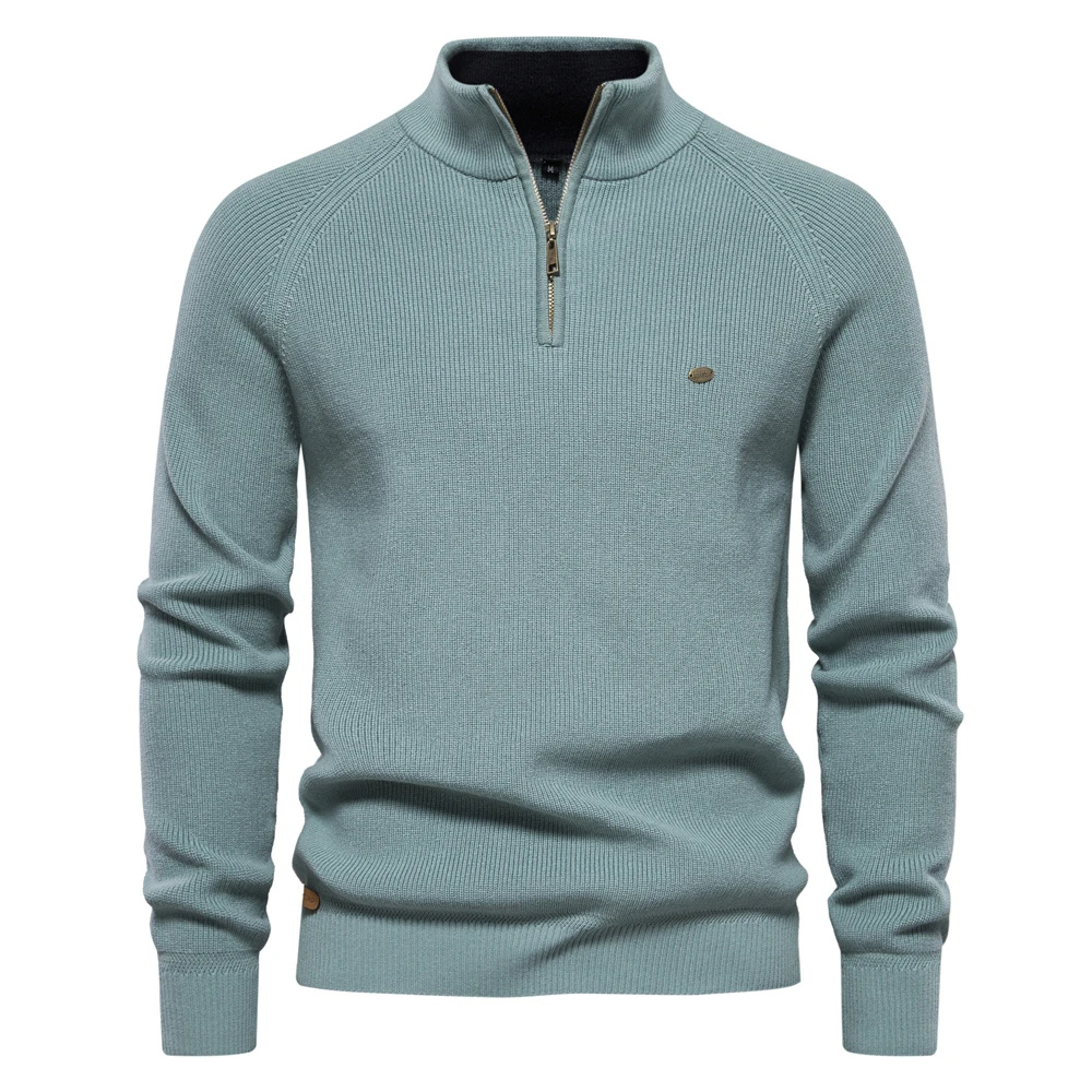 Half zip men's  sweater for a casual and stylish look