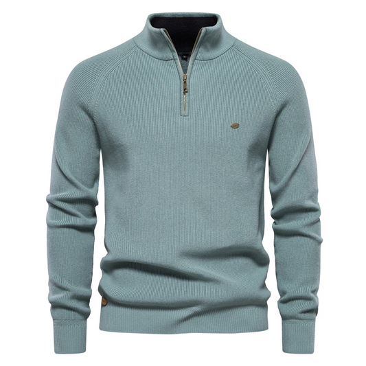 Half zip men's  sweater for a casual and stylish look