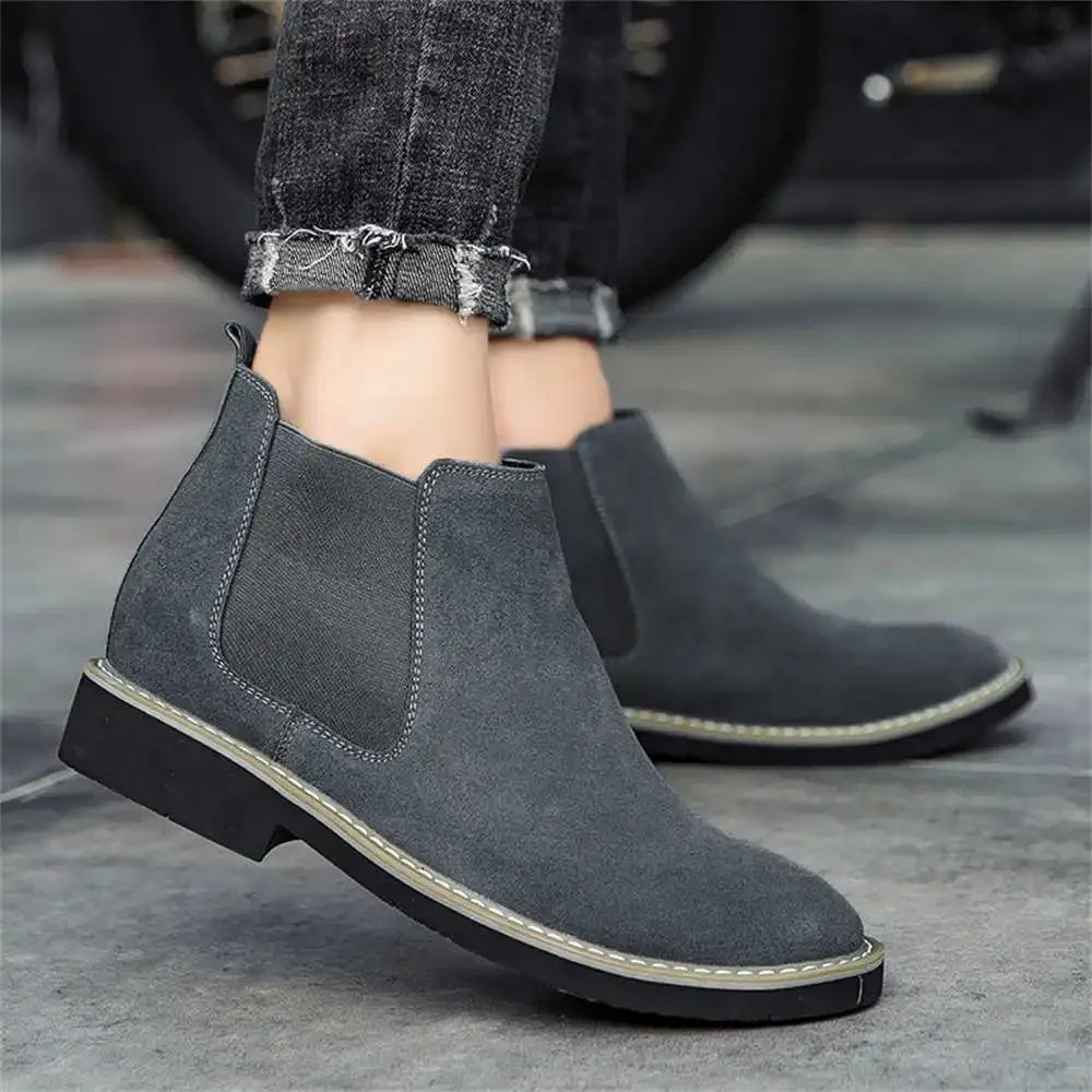 Men's suede chukka boots, classic Chelsea ankle boots