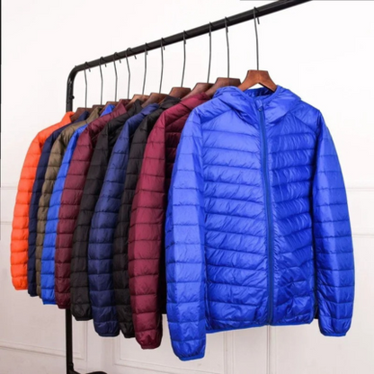 Lightweight quilted transitional jacket for men - Windproof, casual