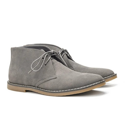 Stylish suede chukka boots for men, comfortable and elegant