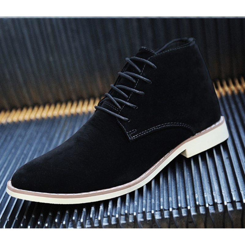 Comfortable suede chukka boots for men, non-slip ankle boots