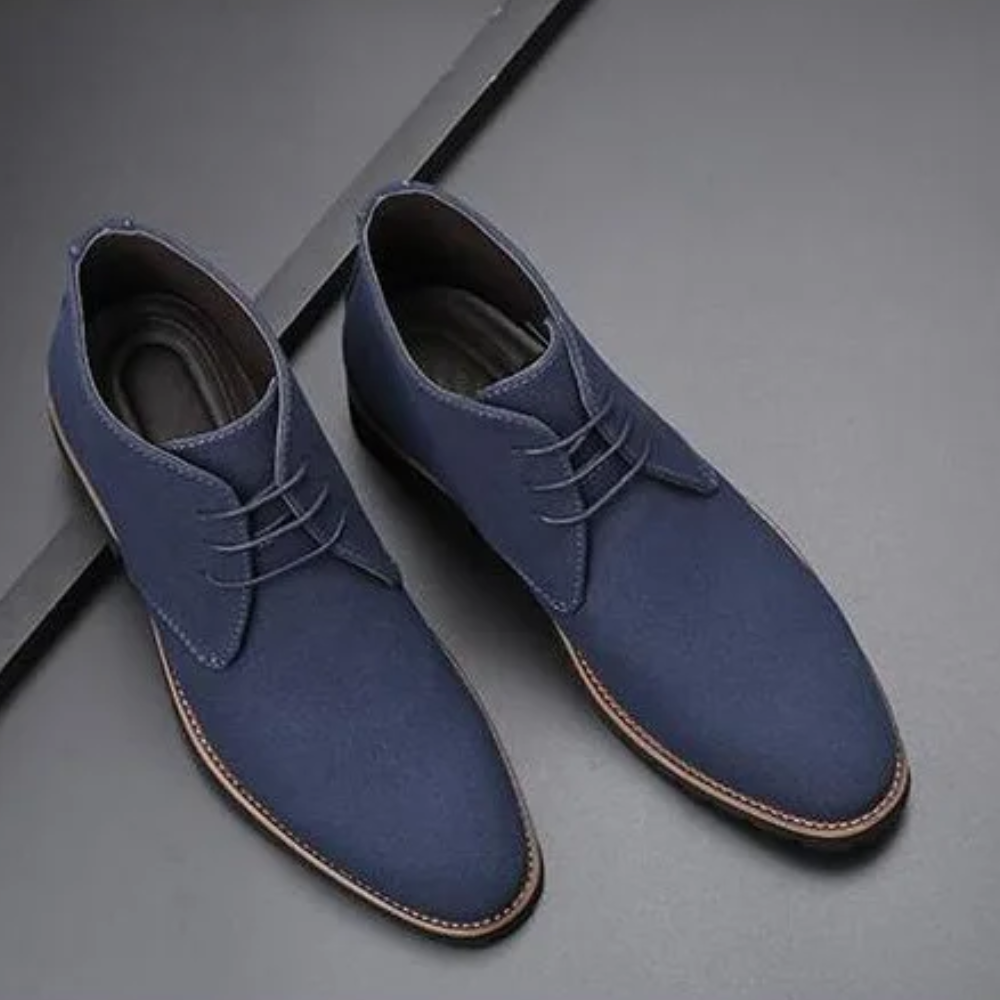 Classic suede chukka boots for men, non-slip ankle boots