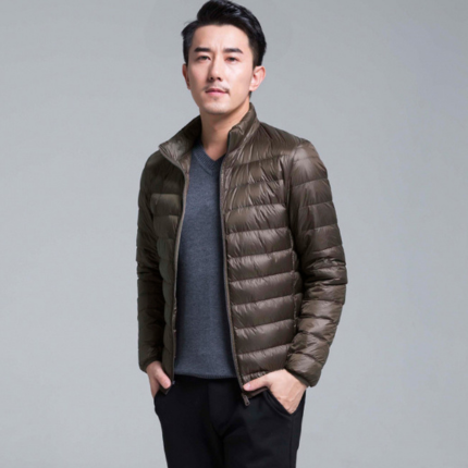 Lightweight quilted transitional jacket for men - Windproof, casual