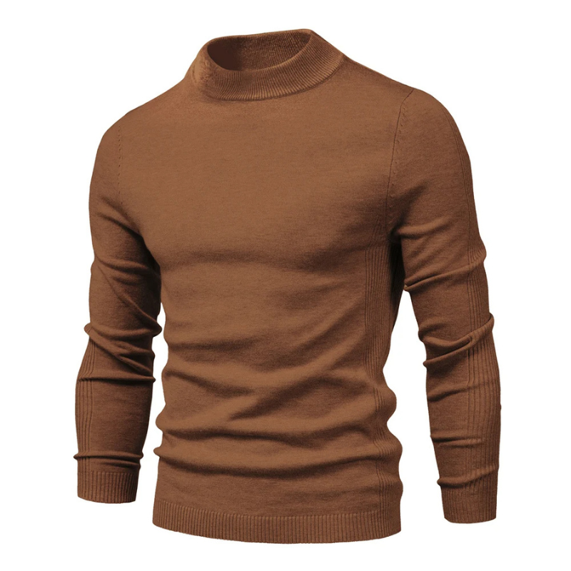 Turtleneck jumper men | Fashionable slim fit knitted jumper