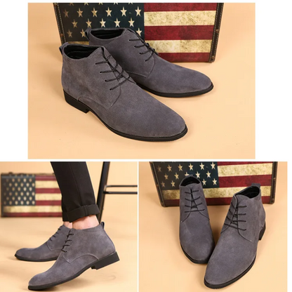 Fashionable suede chukka boots for men, comfortable ankle boots