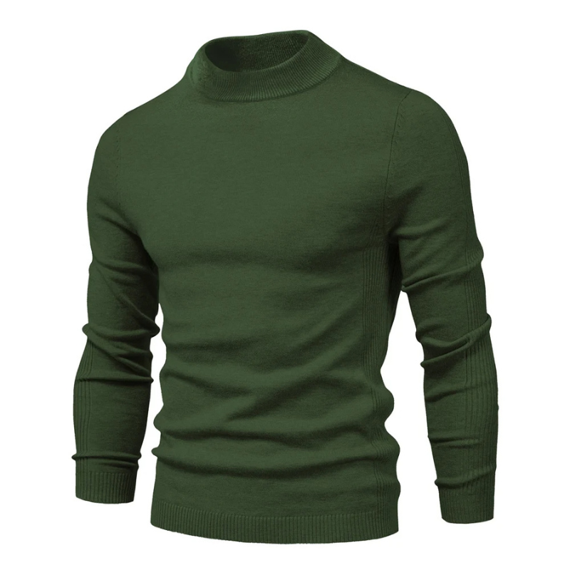 Turtleneck jumper men | Fashionable slim fit knitted jumper