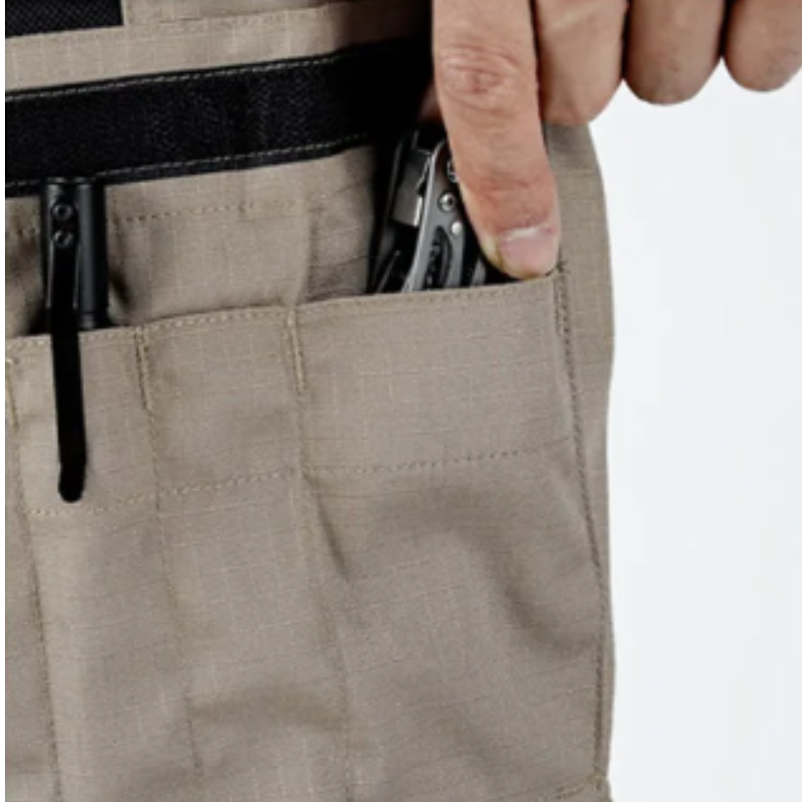 Cargo trousers for men - Robust work trousers with pockets, reinforced knees