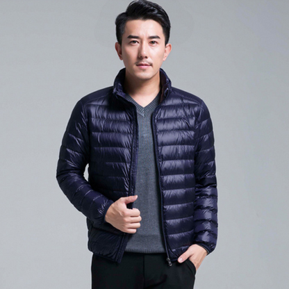 Lightweight quilted transitional jacket for men - Windproof, casual