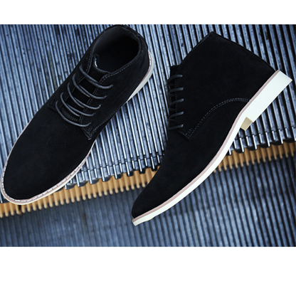 Comfortable suede chukka boots for men, non-slip ankle boots