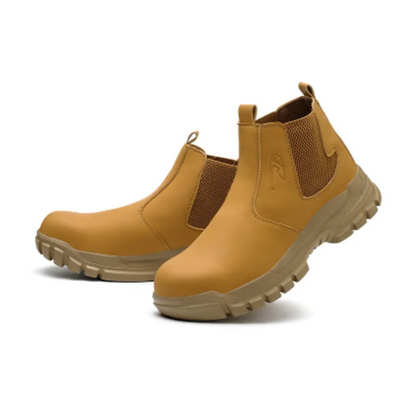 Men's boots with waterproof upper and padded sole