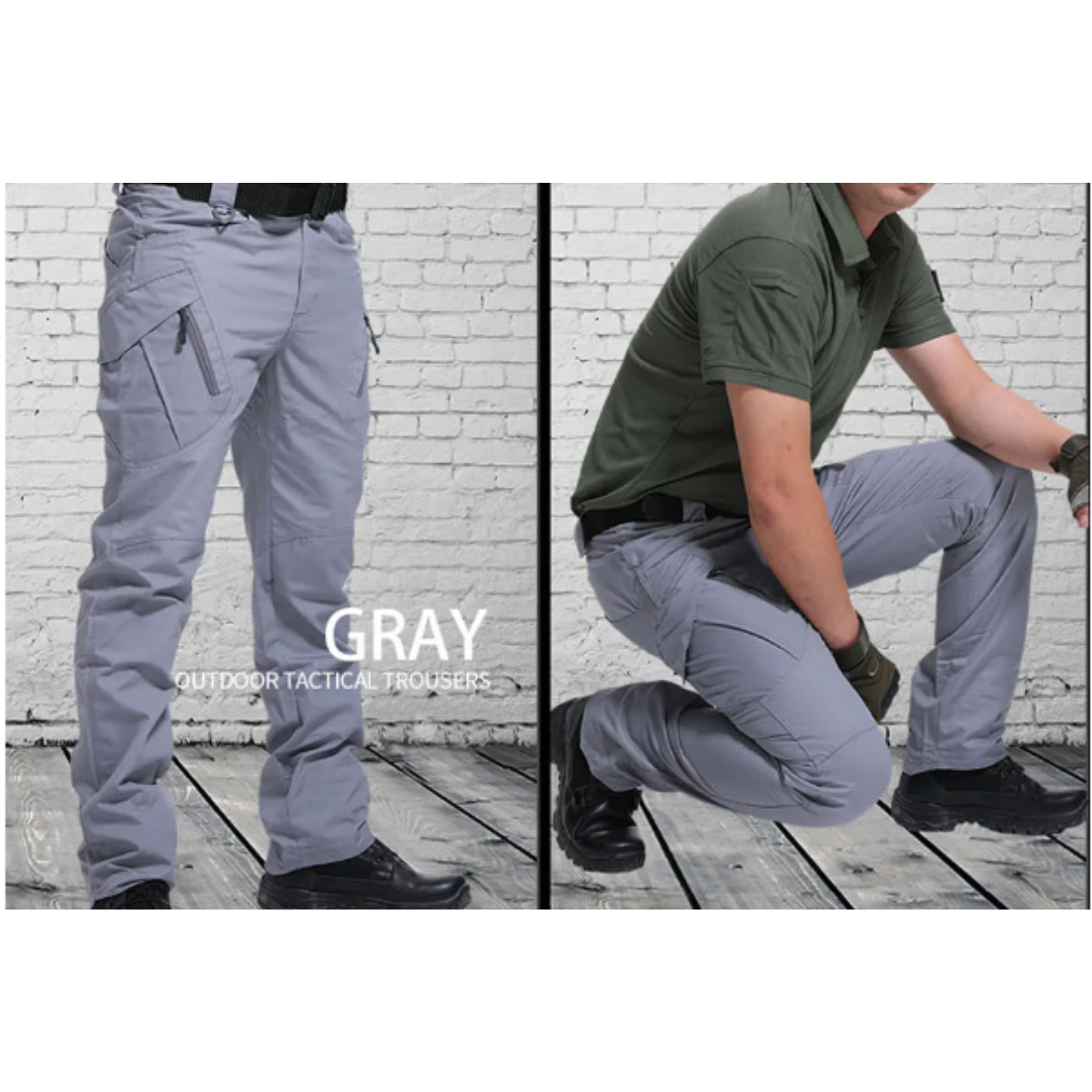 Cargo trousers for men - Robust tactical trousers with pockets, suitable for outdoor use