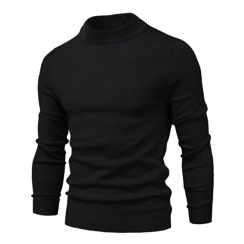 Turtleneck jumper men | Fashionable slim fit knitted jumper