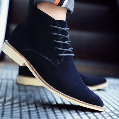 Elegant suede chukka boots for men, comfortable ankle boots