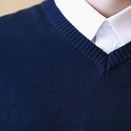 Classic V-neck men's sweater for everyday wear and the office