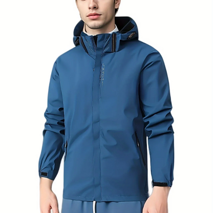 Men's mackintosh Breathable Waterproof with detachable hood