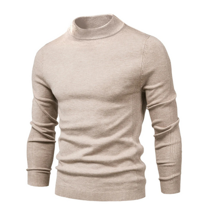 Turtleneck jumper men | Fashionable slim fit knitted jumper