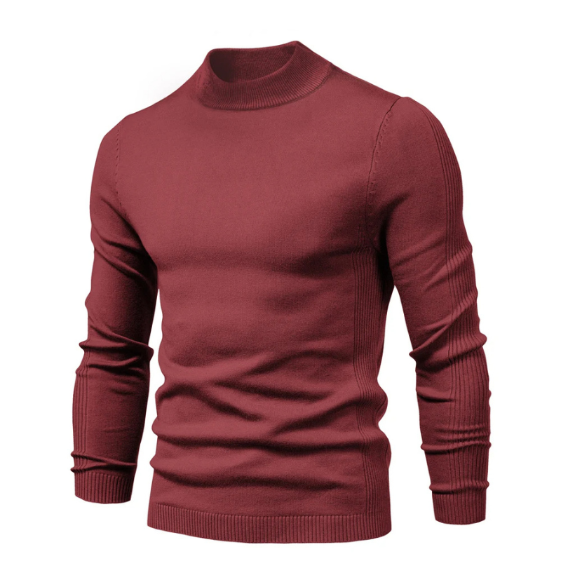 Turtleneck jumper men | Fashionable slim fit knitted jumper