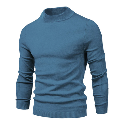 Turtleneck jumper men | Fashionable slim fit knitted jumper