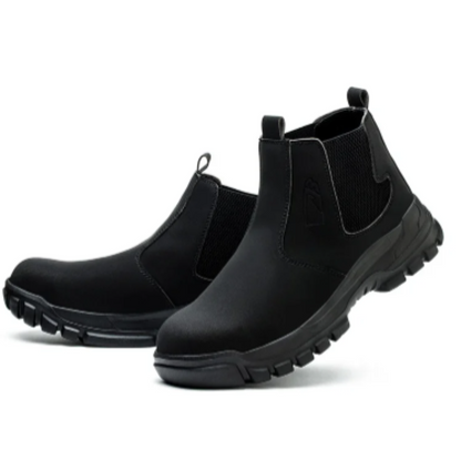 Men's boots with waterproof upper and padded sole