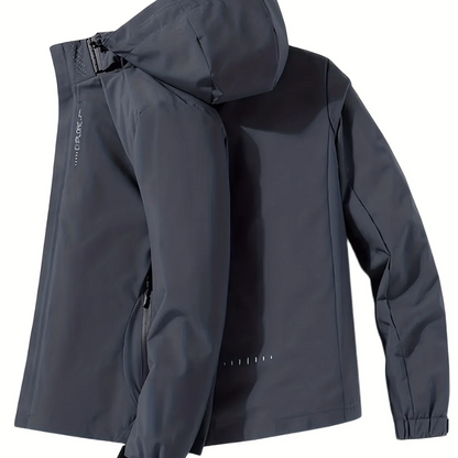 Men's mackintosh Breathable Waterproof with detachable hood