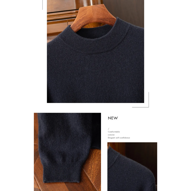 Classic men's sweater with high wearing comfort for every occasion