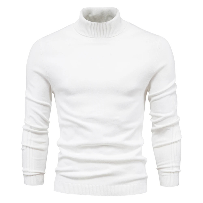 Turtleneck jumper men | Fashionable slim fit knitted jumper