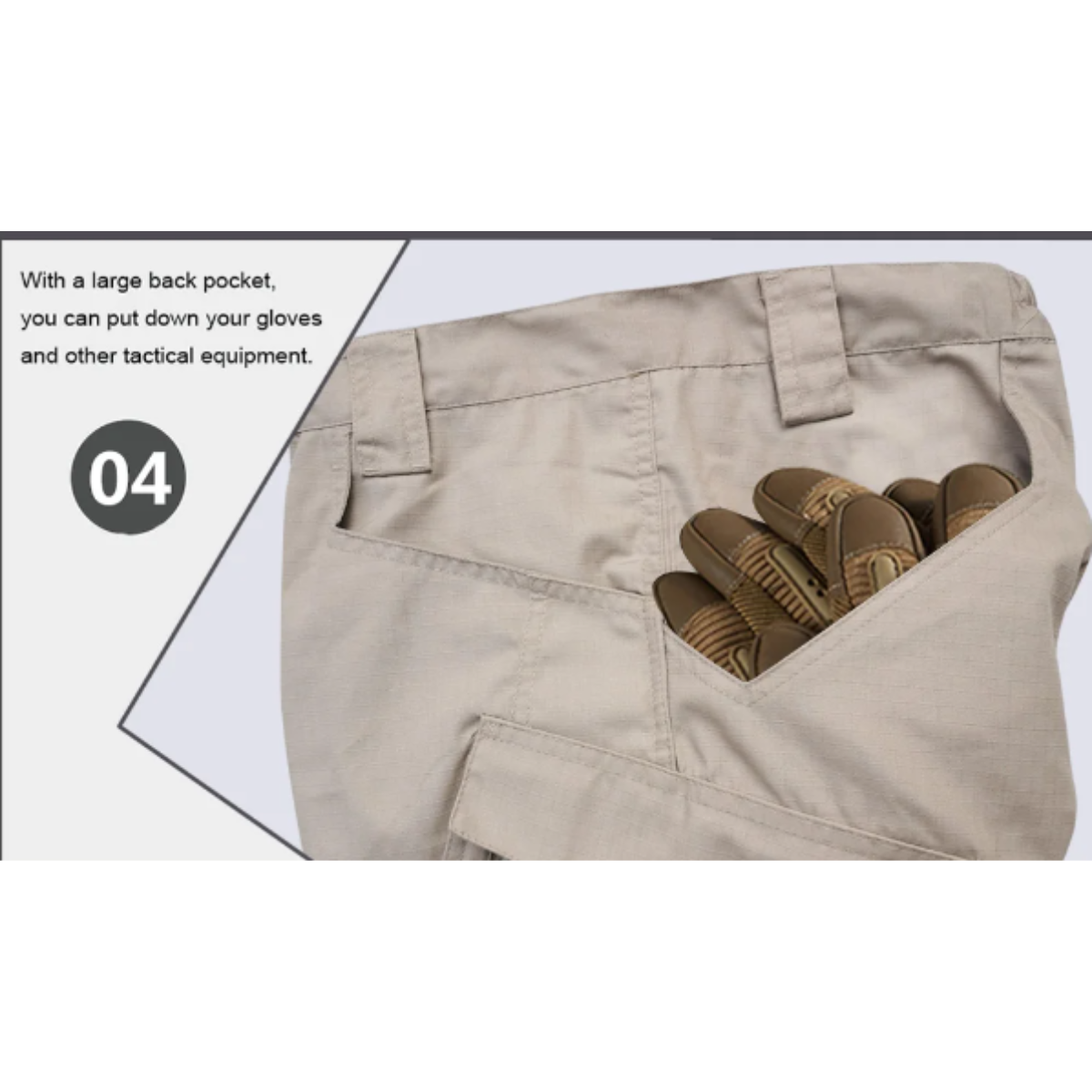 Cargo trousers for men - Robust tactical trousers with pockets, suitable for outdoor use