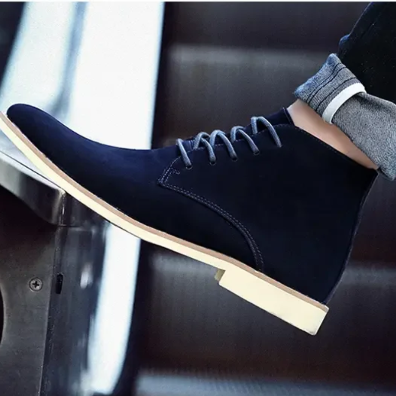 Elegant suede chukka boots for men, comfortable ankle boots