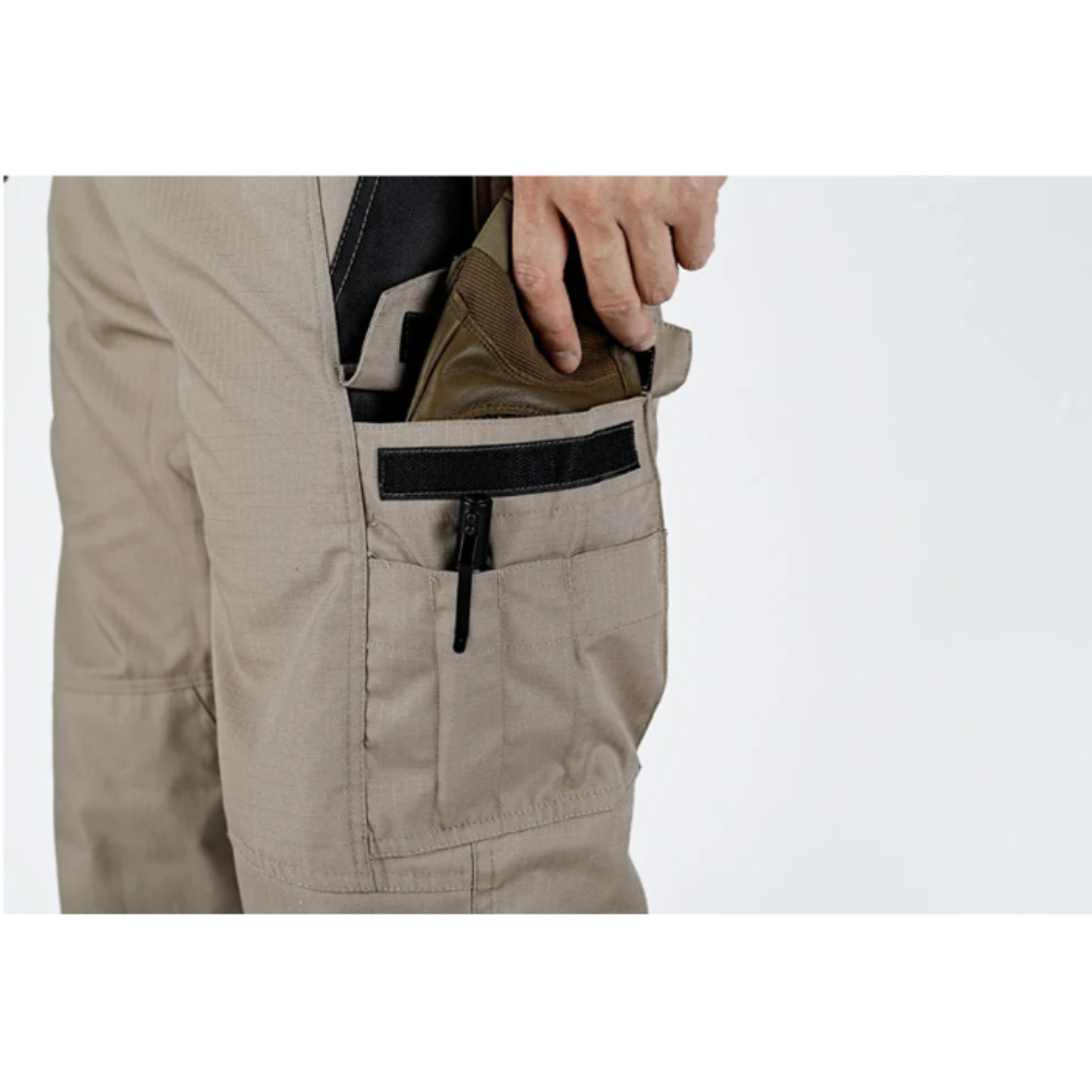 Cargo trousers for men - Robust work trousers with pockets, reinforced knees