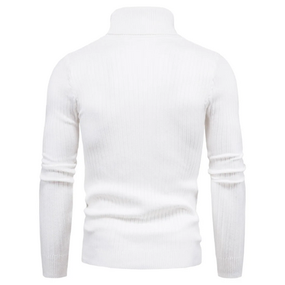 Elegant knitted jumper with high-quality material - Turtleneck jumper men