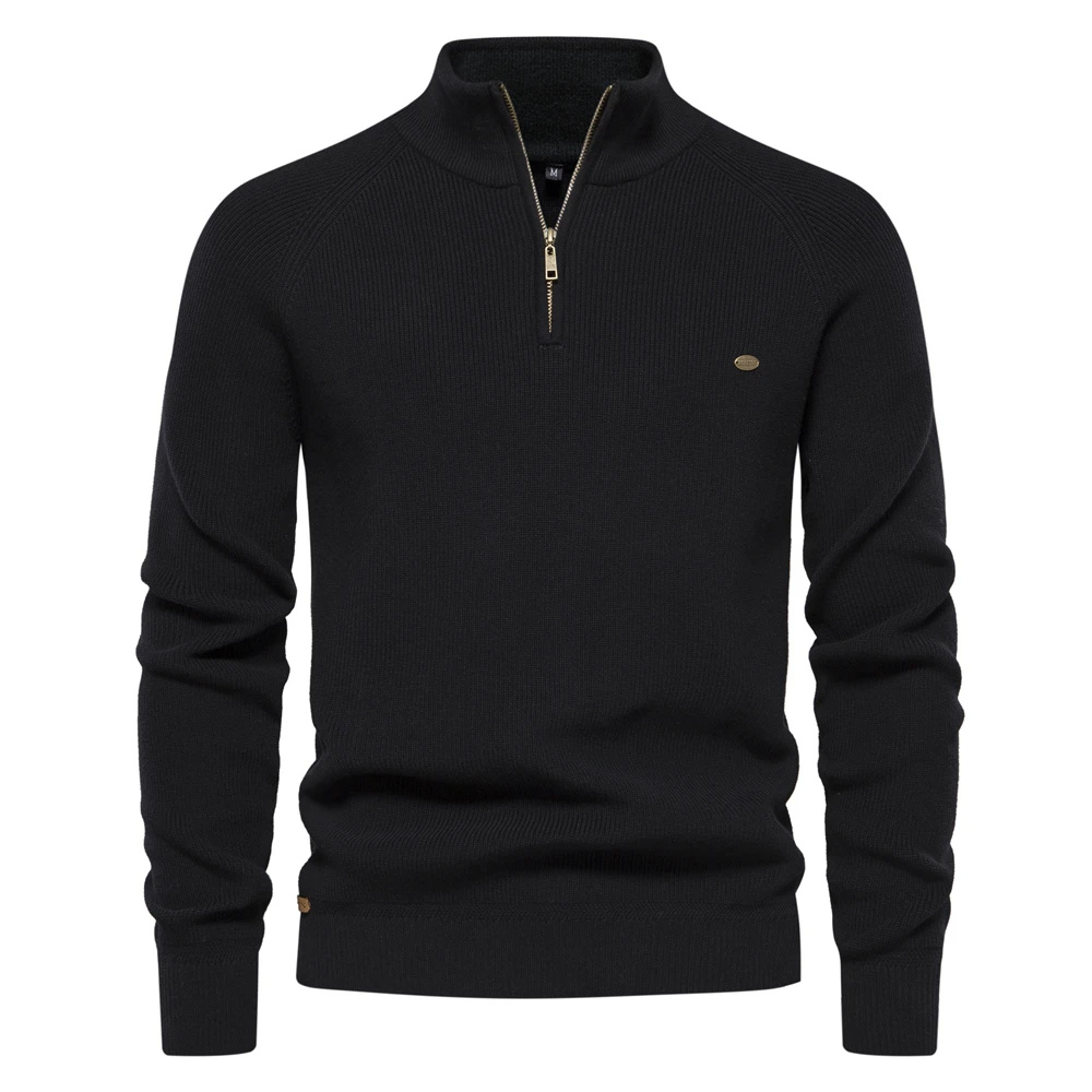 Half zip men's  sweater for a casual and stylish look