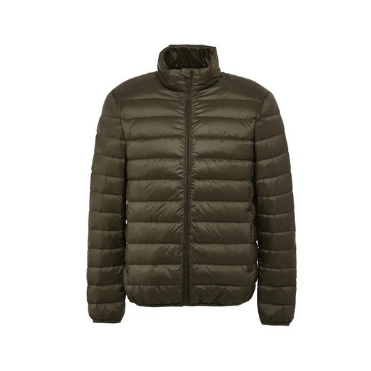 Men's quilted transitional jacket - Lightweight, Warm, With zip