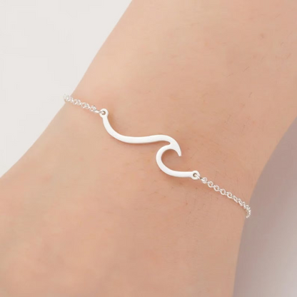 Sea wave anklet