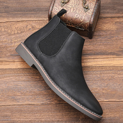 Chelsea boots for men with comfortable insole and non-slip sole