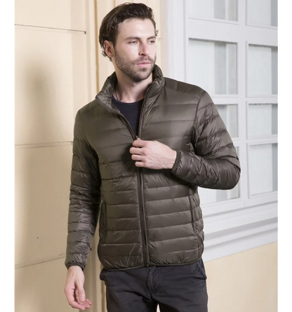 Men's quilted transition jacket - Lightweight, insulated, casual