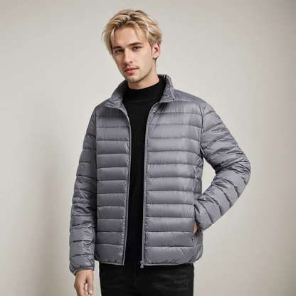 Men's quilted transition jacket - Light, warm, casual