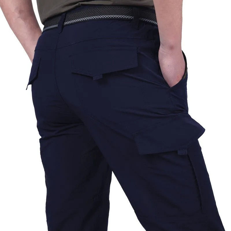 Cargo trousers for men - Outdoor work trousers with pockets, robust quality