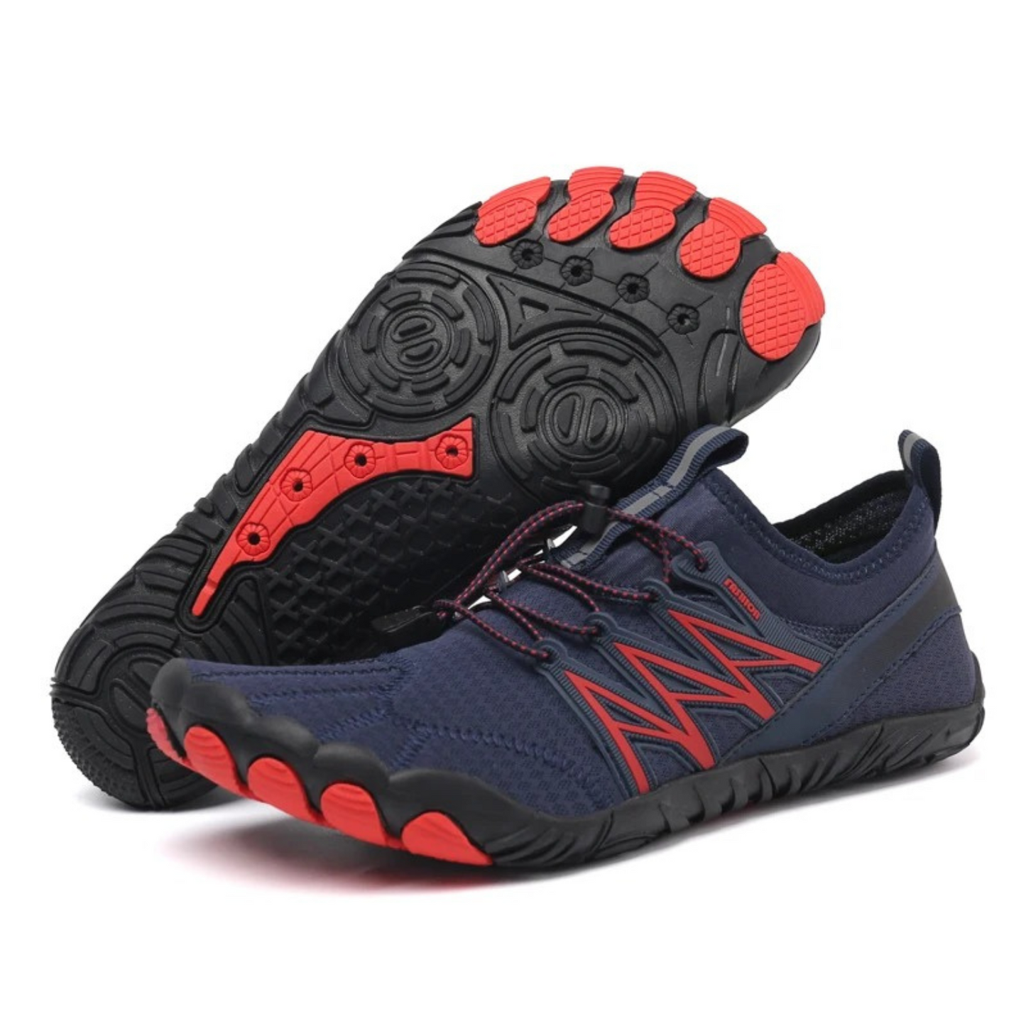 Quick drying athletic running barefoot shoes mens