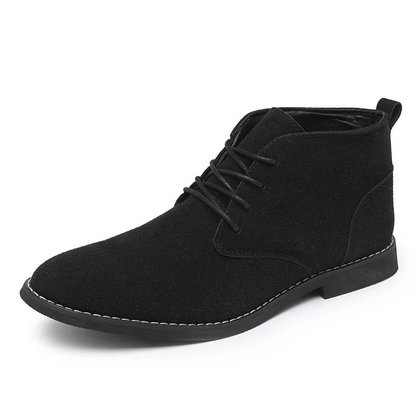 Elegant suede chukka boots for men, comfortable and timeless