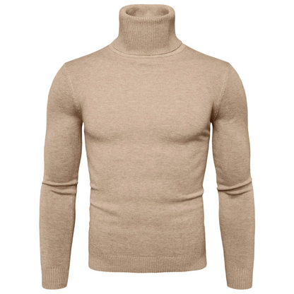 Turtleneck jumper men - Slim fit, Soft knit, Warm, Casual wear