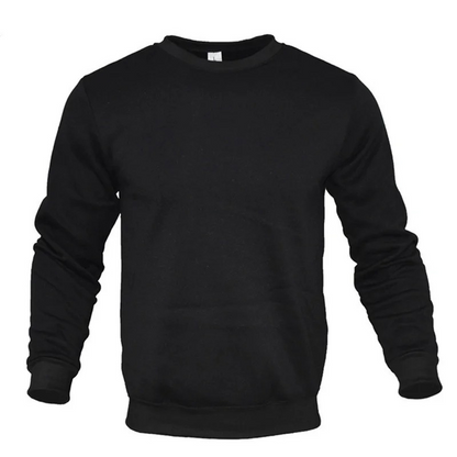 Men's sweater, round neck long sleeve casual jumper