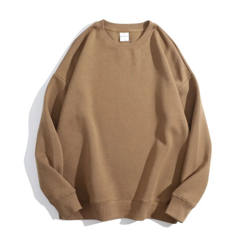 Basic Sweatshirt With Round Neck For Everyday Comfort - Women's Sweater