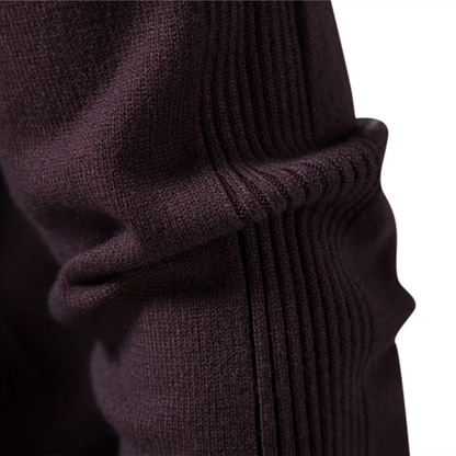 Turtleneck jumper men | Fashionable slim fit knitted jumper