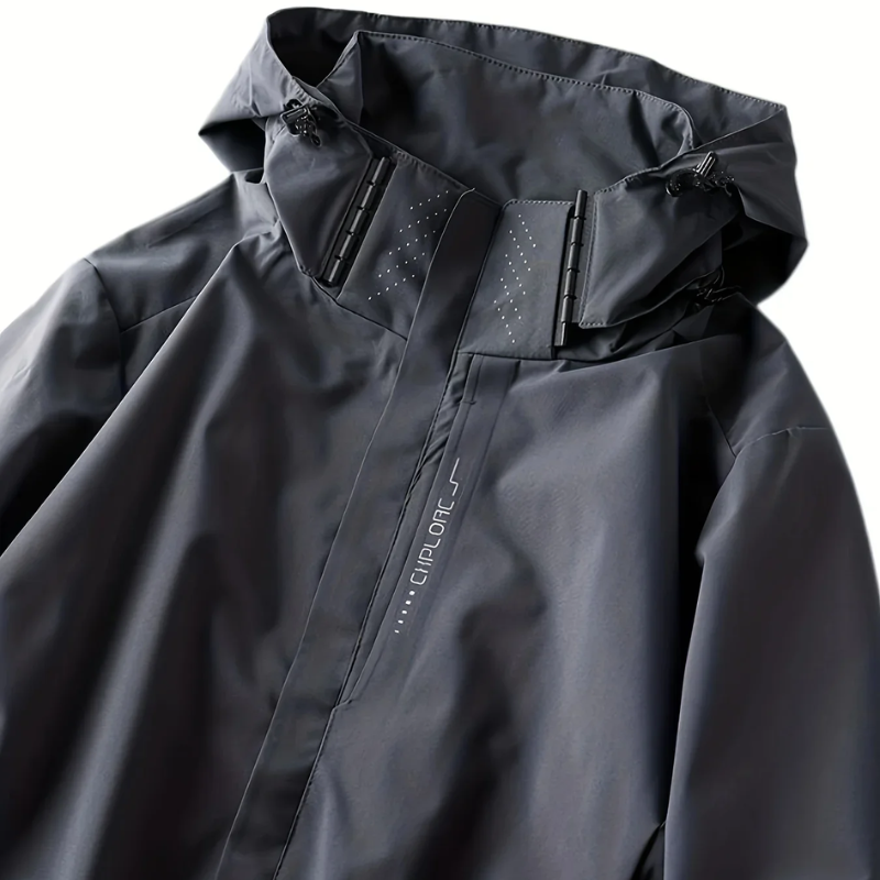 Men's mackintosh Breathable Waterproof with detachable hood