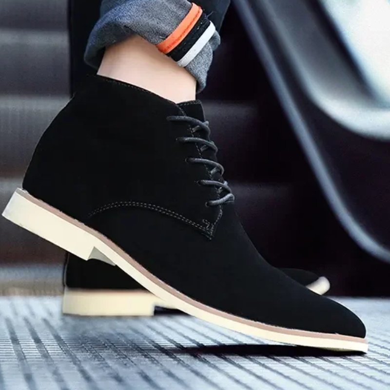 Elegant suede chukka boots for men, comfortable ankle boots