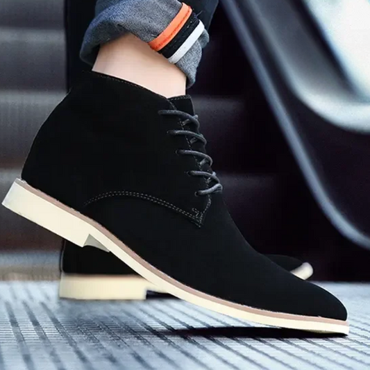 Elegant suede chukka boots for men, comfortable ankle boots