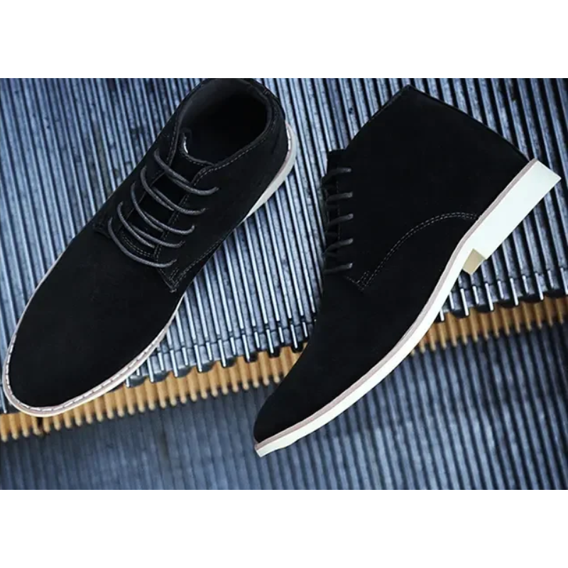 Elegant suede chukka boots for men, comfortable ankle boots