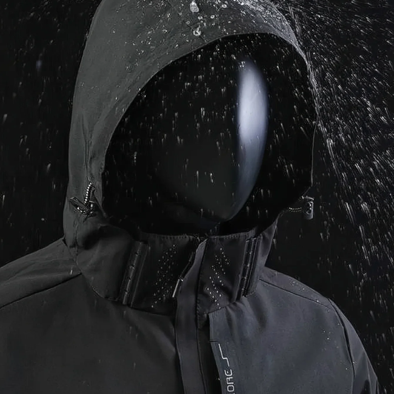 Men's mackintosh Breathable Waterproof with detachable hood