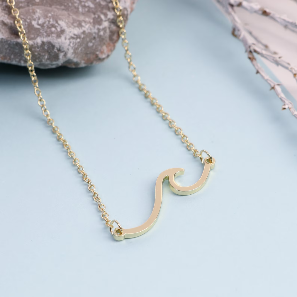 Sea wave anklet